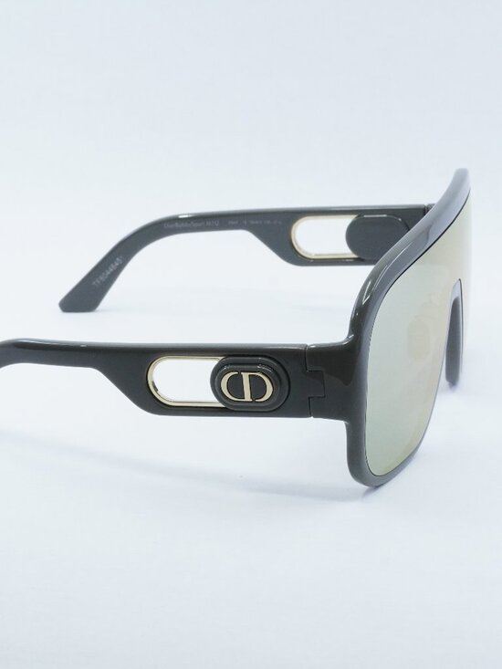 Dior DIORBOBBYSPORT M1U 45A7 Sunglasses Grey Shield Frame, Silver Lenses main image 6